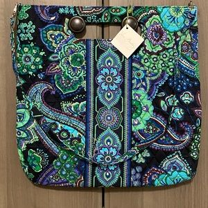 NWT Vera Bradley 2009 Holiday Tote Blue Rhapsody